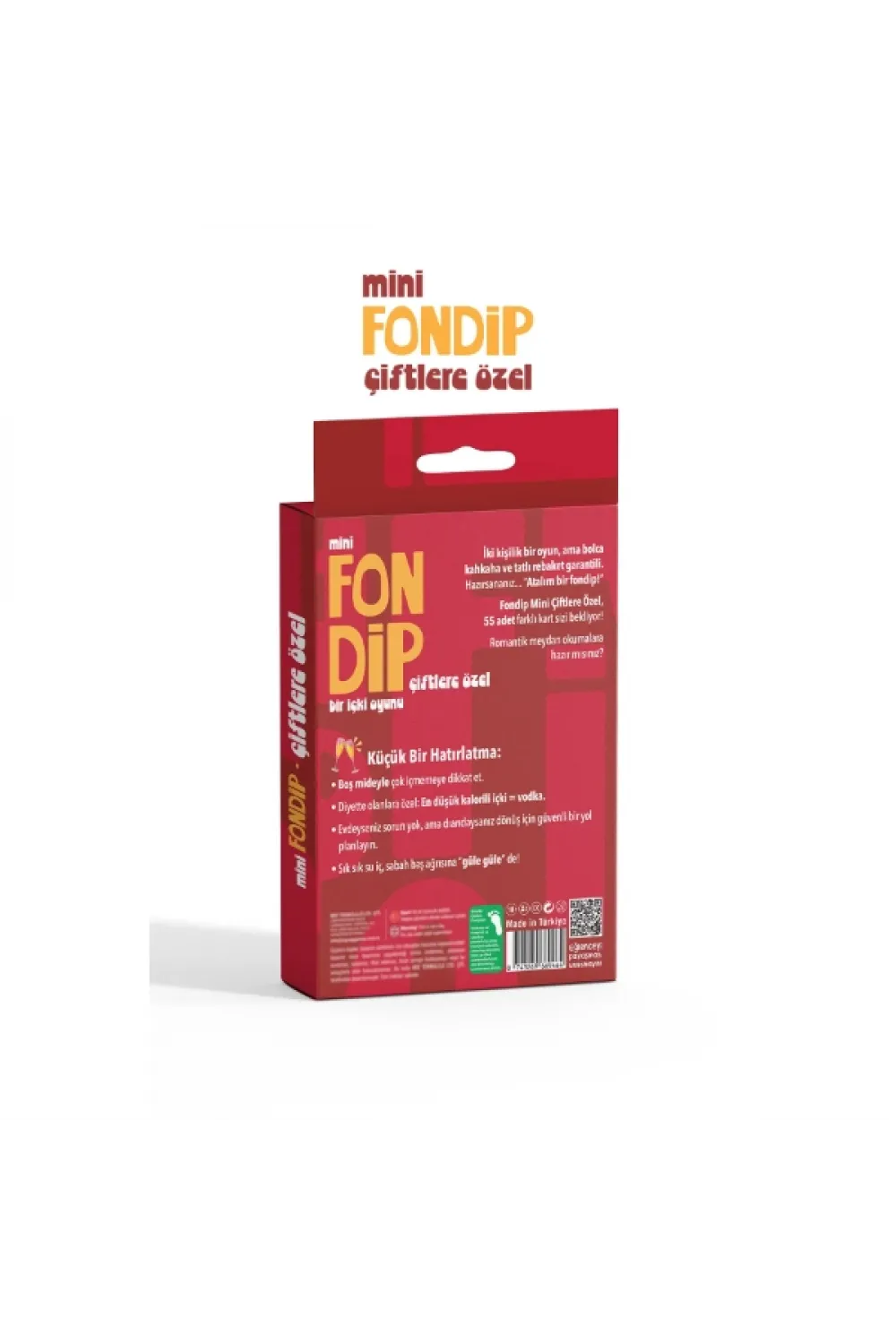 Mini Fondip Çiftlere Özel Eğlenceli Kart Oyunu