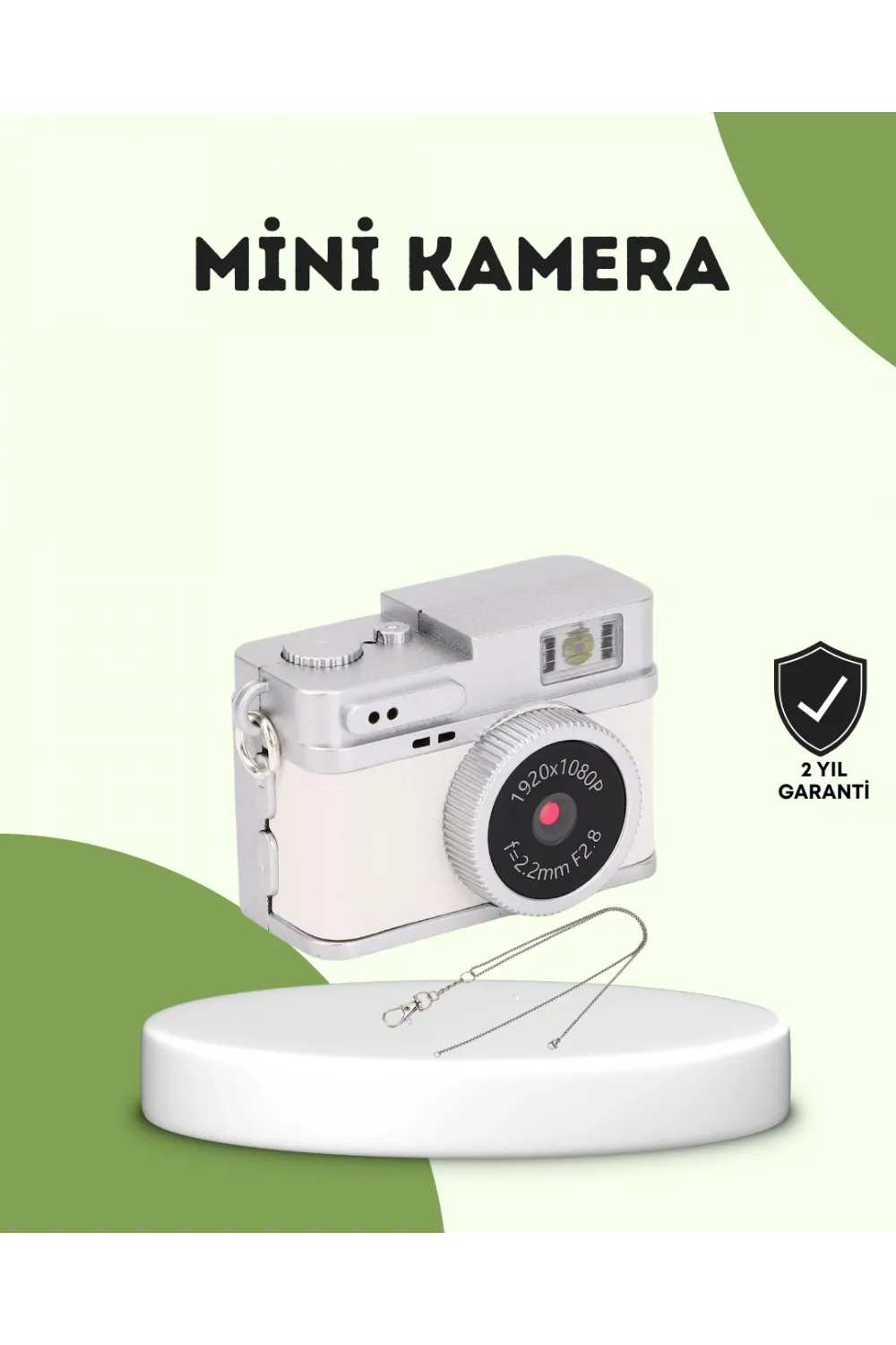 Mini Hd Dijital Kamera 1080p Kordonlu Taşınabilir Retro Model