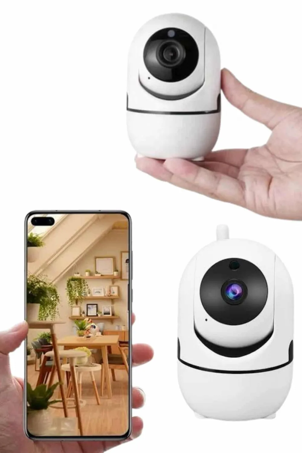 Mini Ip Kamera Hareketli Güvenlik Kamerası Kablosuz Wifi Kamera Mikrofonlu