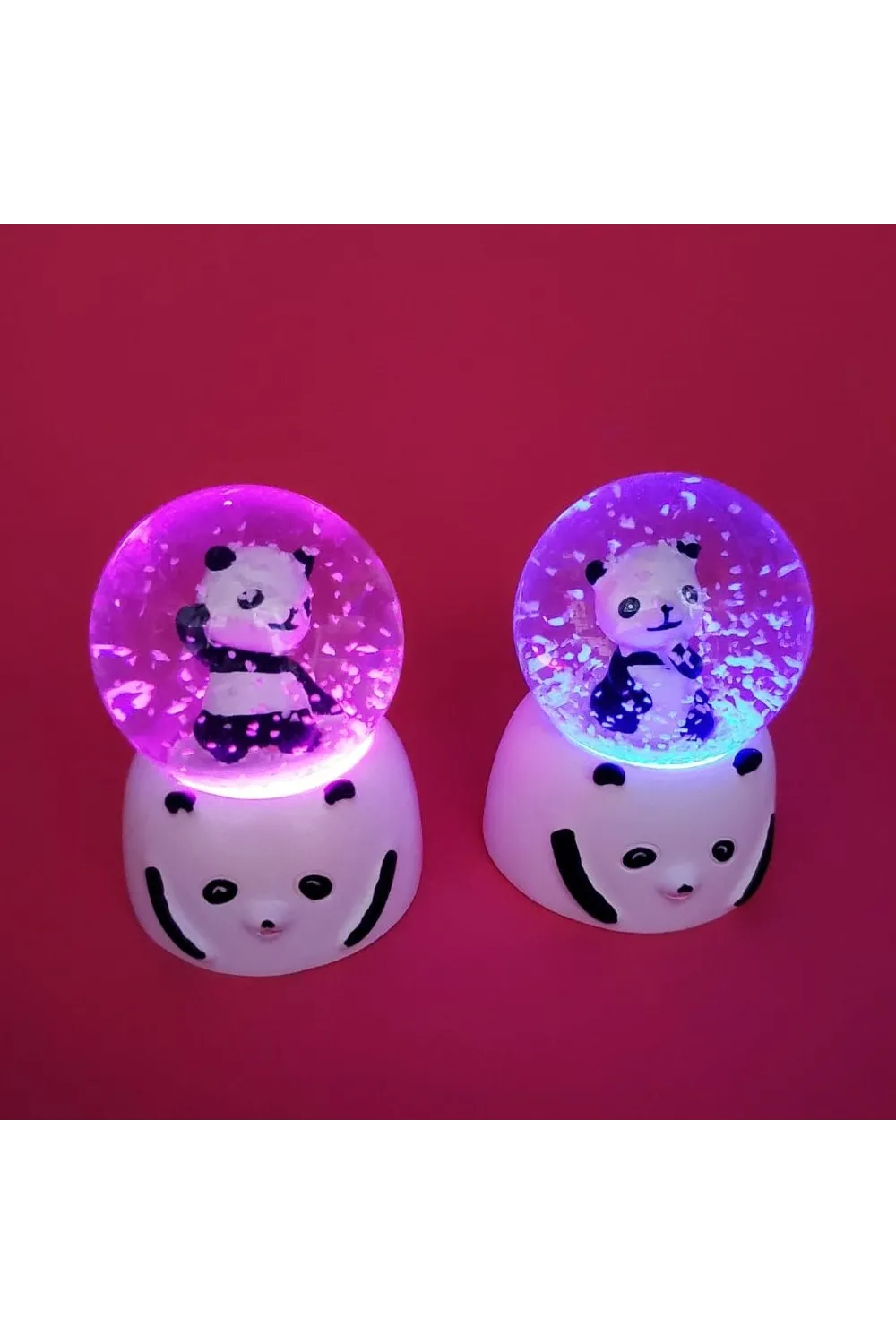 Mini Işıklı Panda Kar Küresi 1 Adet