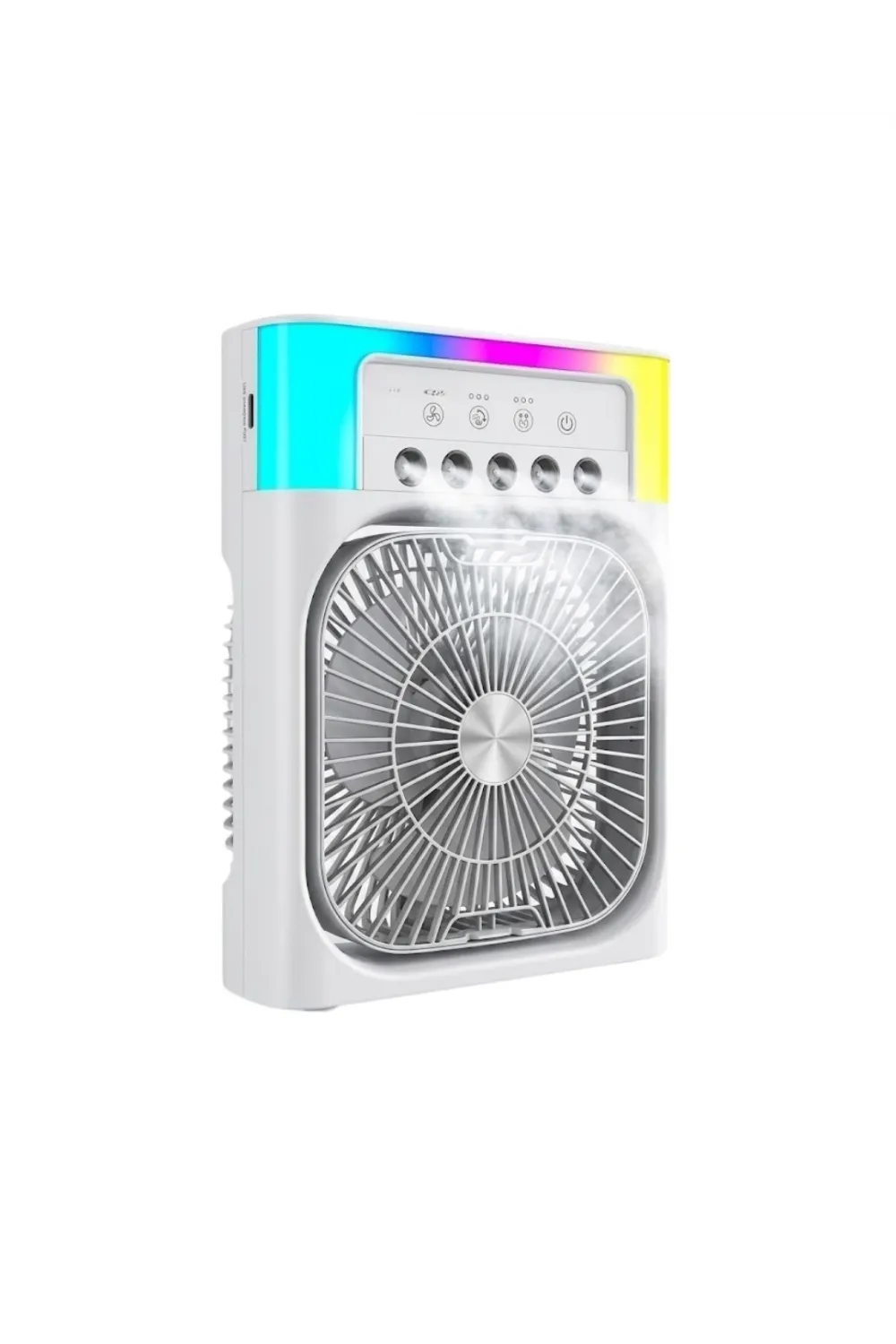 Mini Klima Fan Su Hazneli Usb Şarjlı Sessiz Masaüstü Soğutucu