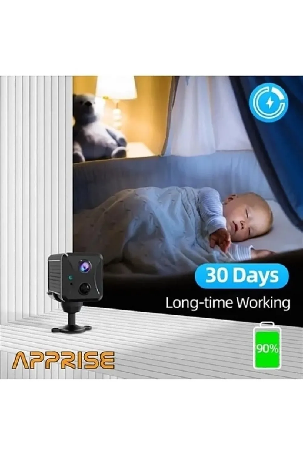 Mini Pır Sensörlü Algılamalı Sesli Konuşmalı 1080p Hd Wifi Kamera