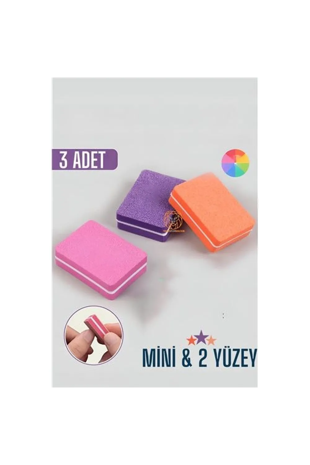 Mini Tırnak Törpüsü 100/180 Grid  3 Adet 720723