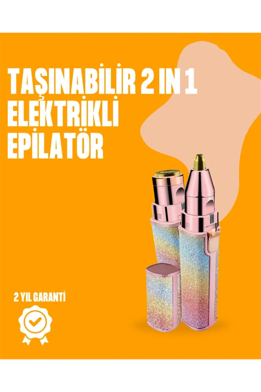 Mini Usb Şarjlı Elektrikli Epilatör – Kaş Ve Yüz Tüy Temizliği İçin 2si 1 Arada