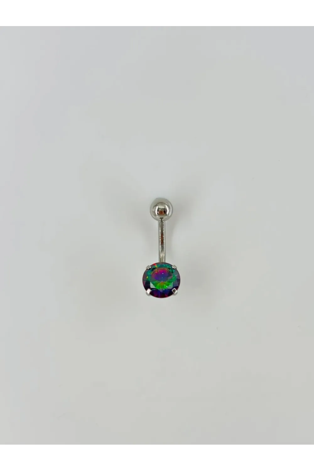 Mistik Topaz Taşlı Göbek Piercing - Pg0002
