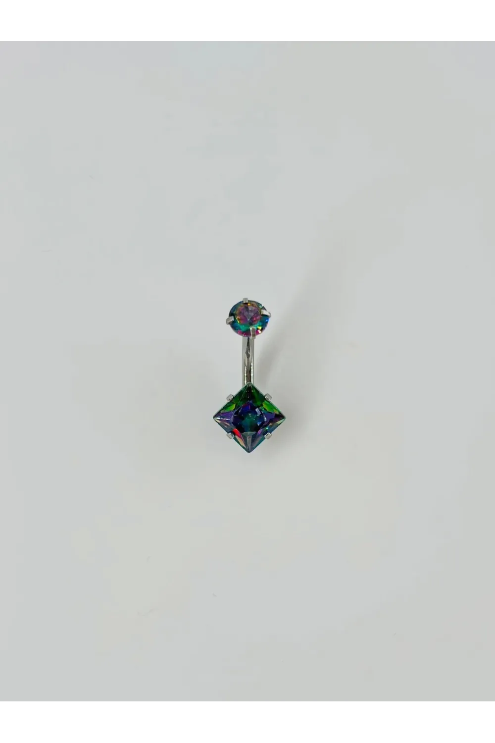 Mistik Topaz Taşlı Göbek Piercing - Pg0019
