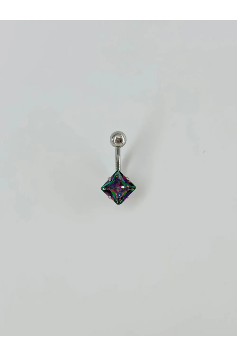 Mistik Topaz Taşlı Göbek Piercing - Pg0044