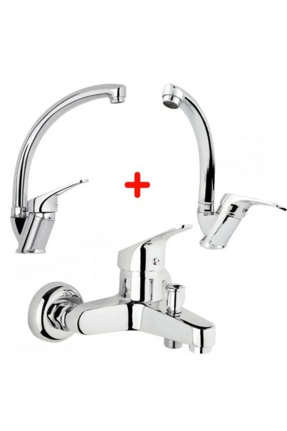 Mix Banyo Bataryası Lavabo  Evye 3 Lü Avantajlı Set