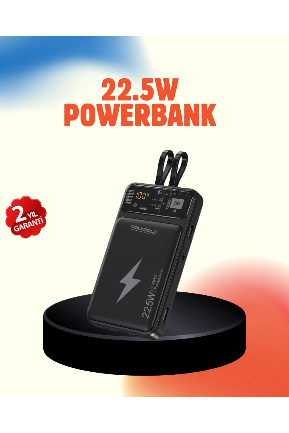 Mobil Powerbank 22.5w Pd Destekli Hızlı Şarj