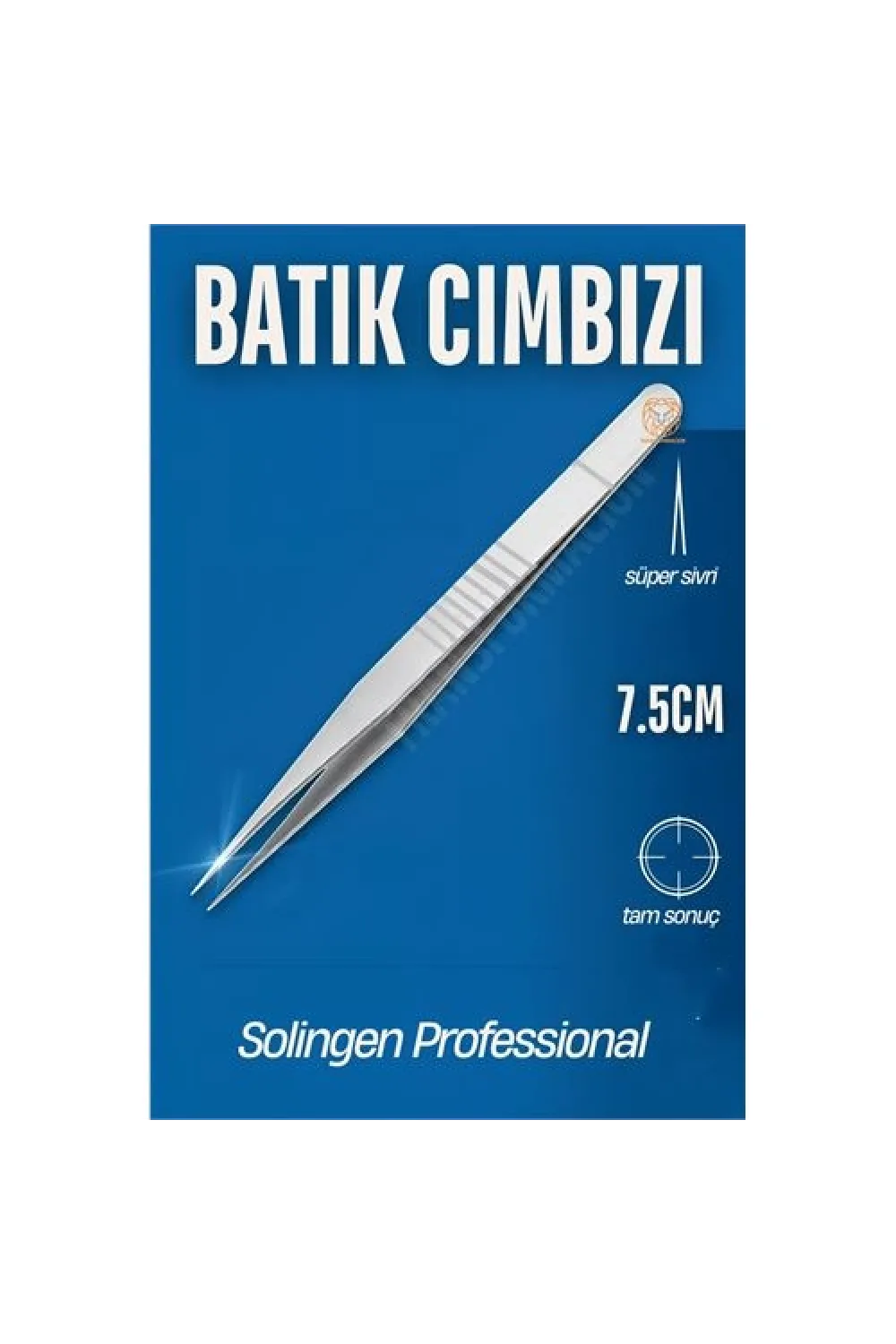 ModaCar Micro İnce Uçlu Batık Cımbızı Kirpik Cımbızı Solingen Professional