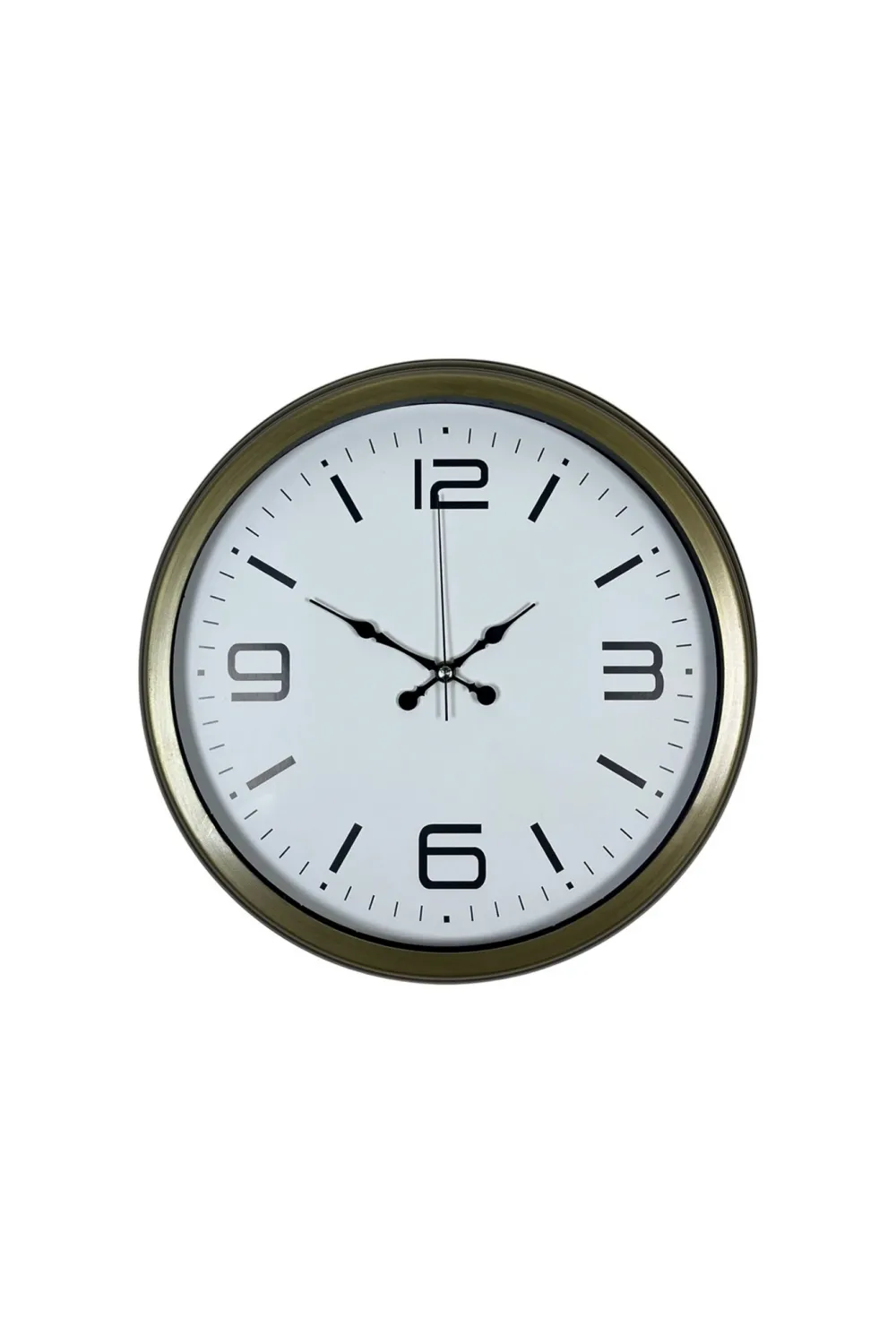 Modern Tasarım Eskitme 40 Cm Metal Duvar Saati