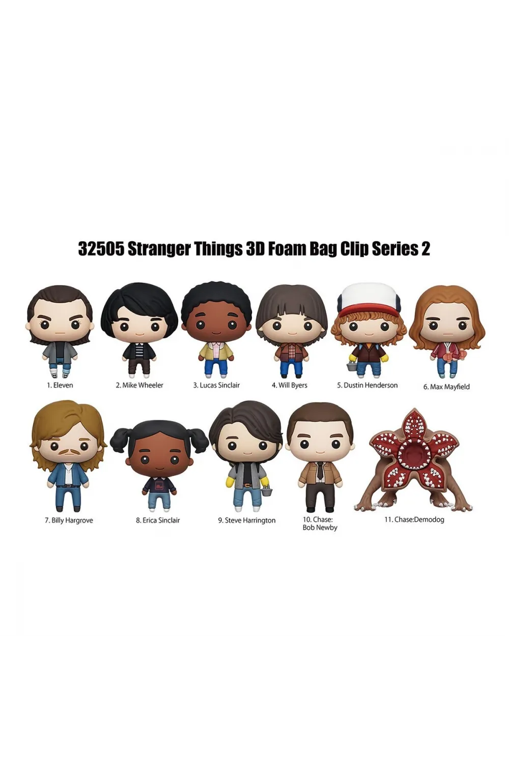MONO32505 Monogram Stranger Things Klipsli Figür Seri 2 24lü display