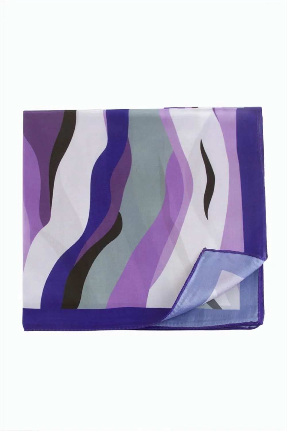 Mor Renkli Zr Şifon Fular 50*50 cm