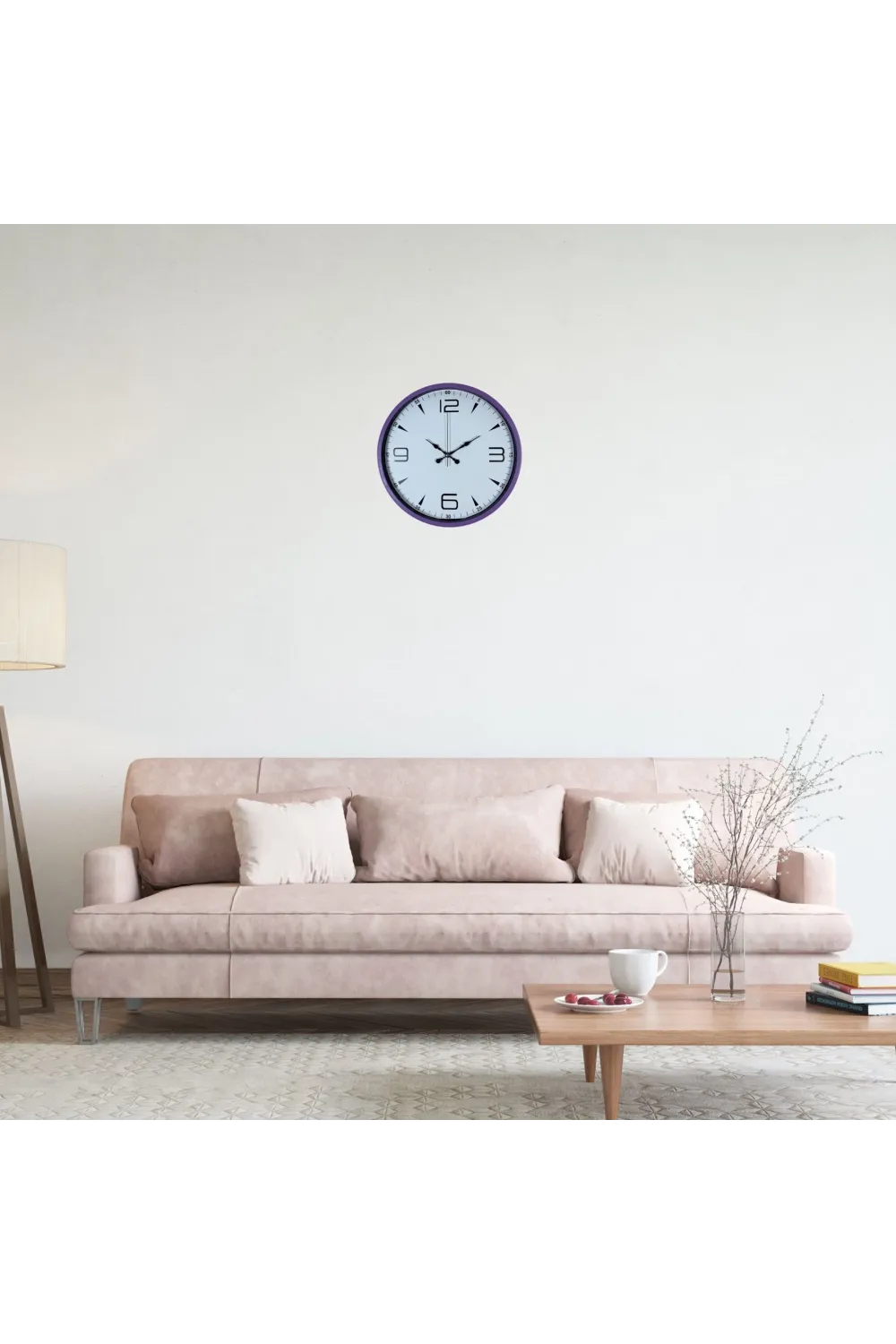 Mor Standart 36 Cm Duvar Saati