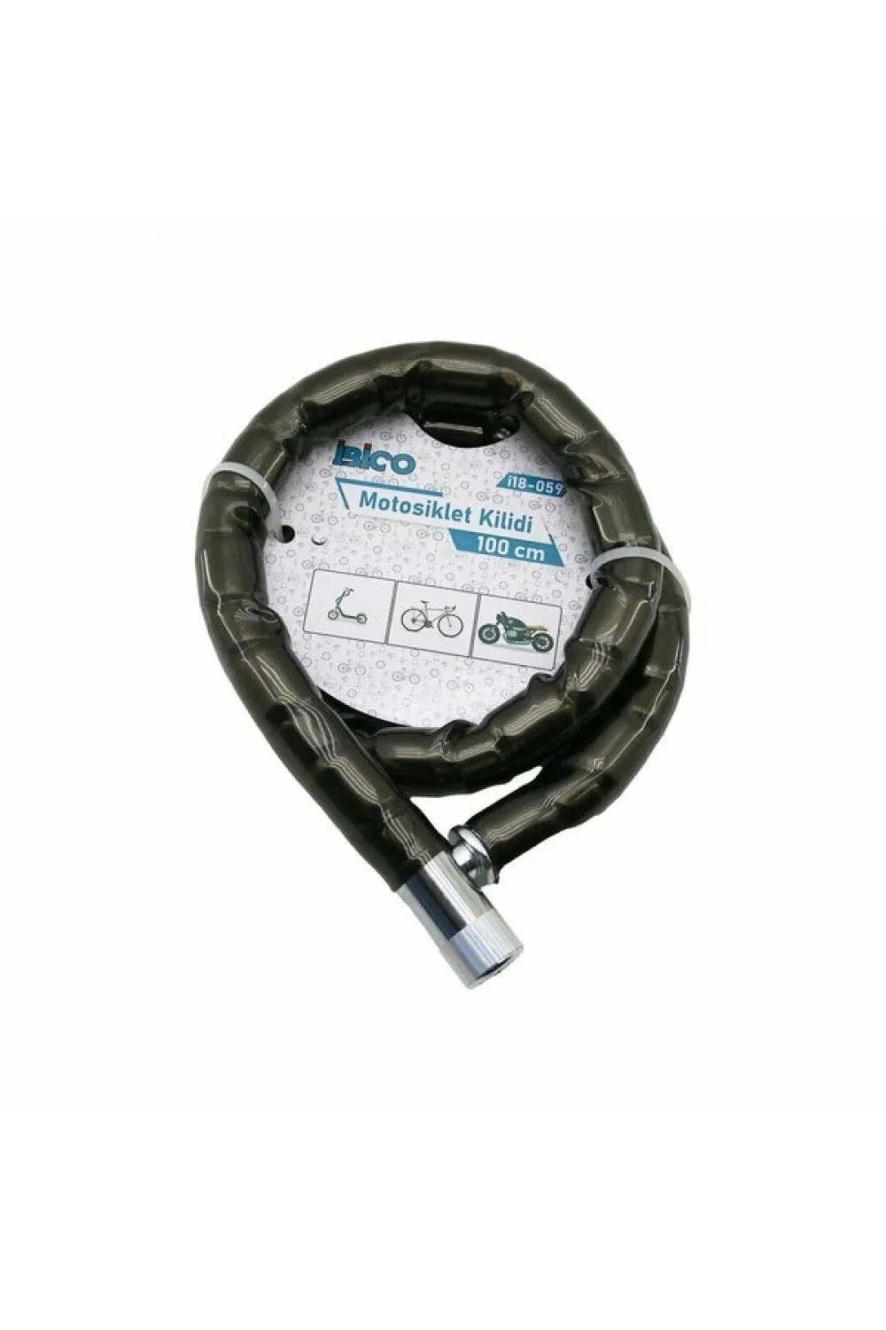 Motor Bisiklet Kilidi 22 mm x 100 cm