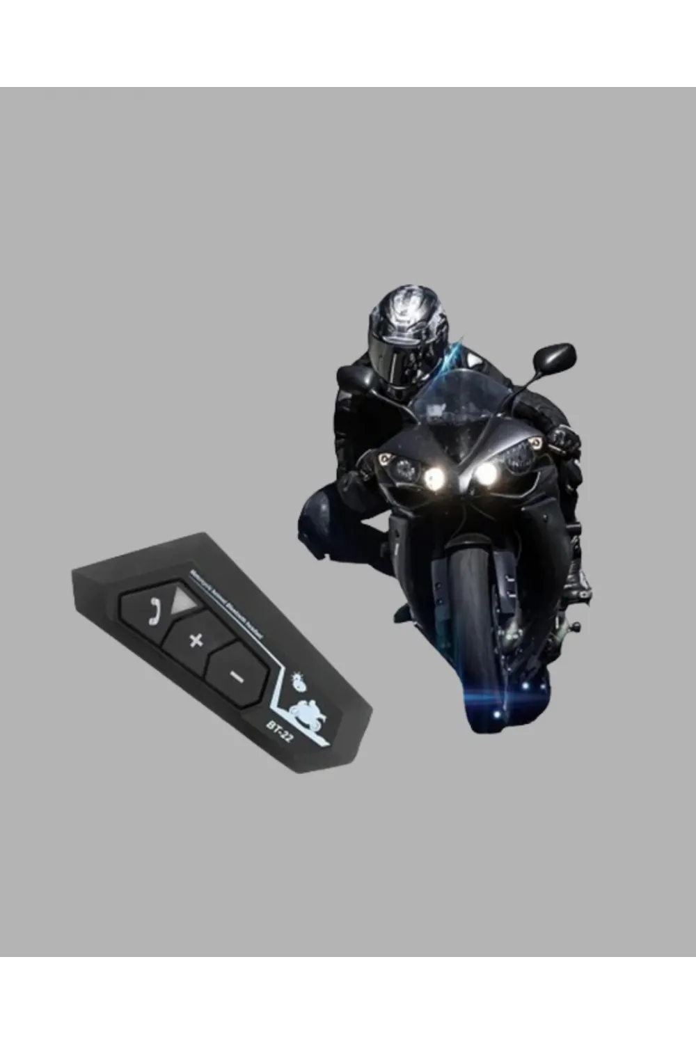 Motosiklet Sürüşleri İçin Bt22 Kask Bluetooth Kulaklık Mikrofonlu