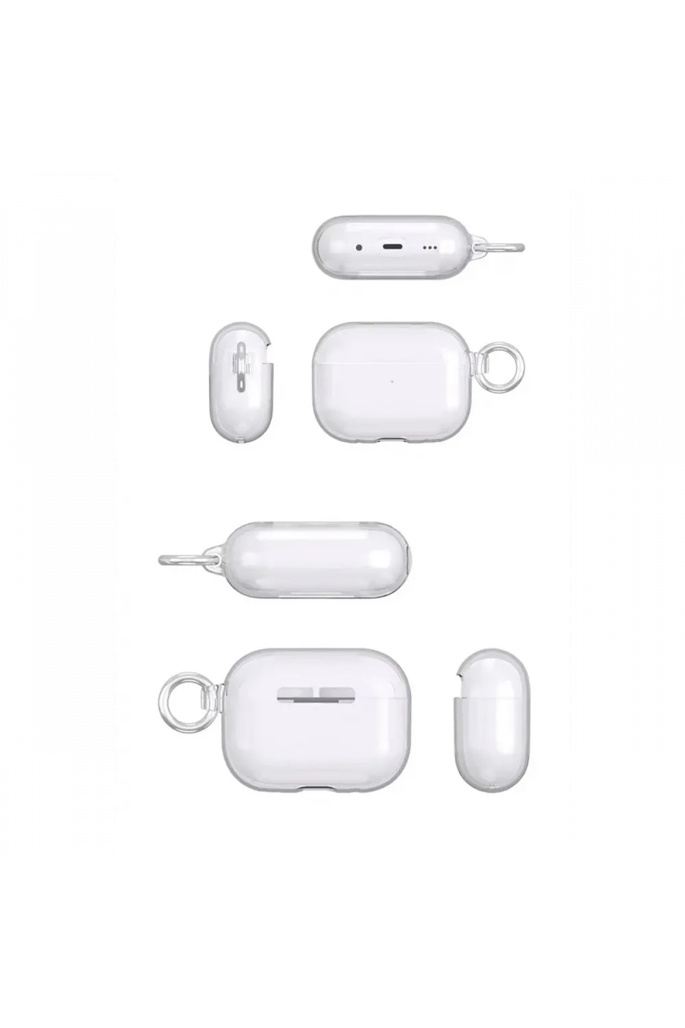 Movenchy Apple Airpods Pro 2 (2.nesil) Shell Kılıf - Şeffaf