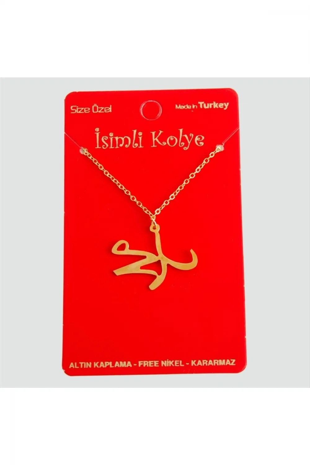 Muhammed Yazılı Uçlu Kolye