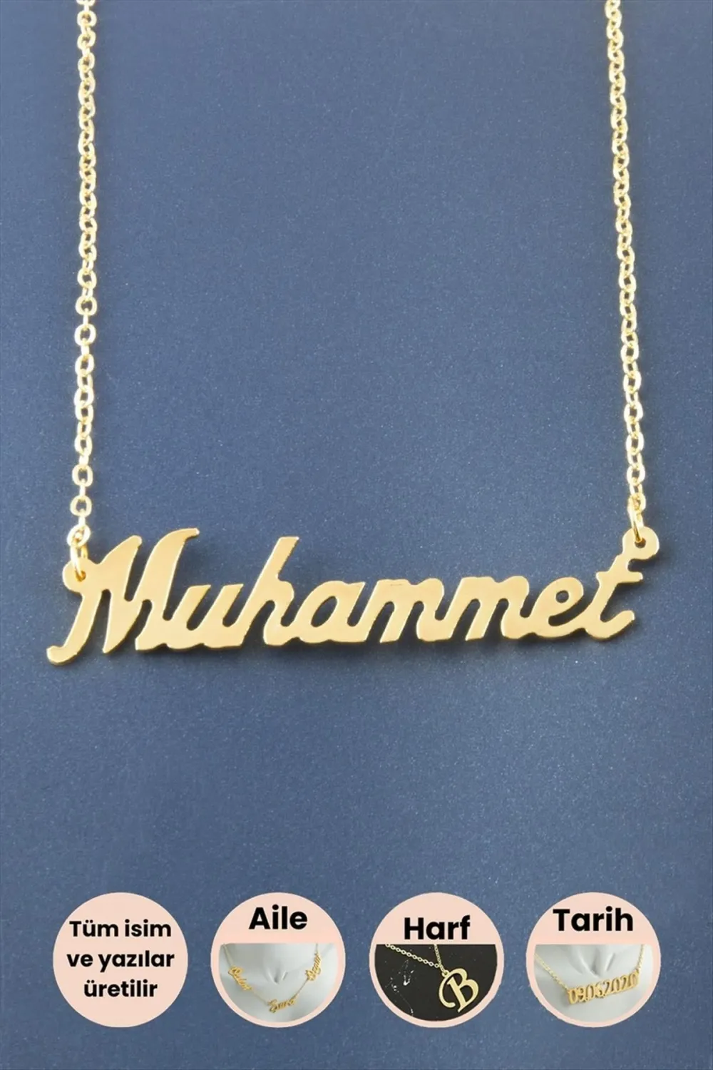 Muhammet İsimli Kolye