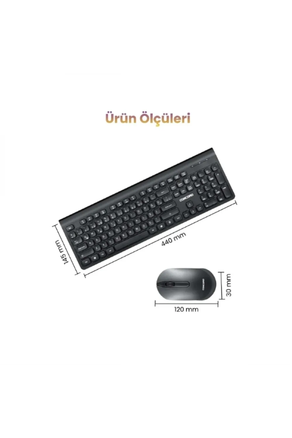 Multimedya Q Klavye Ve Mouse Seti