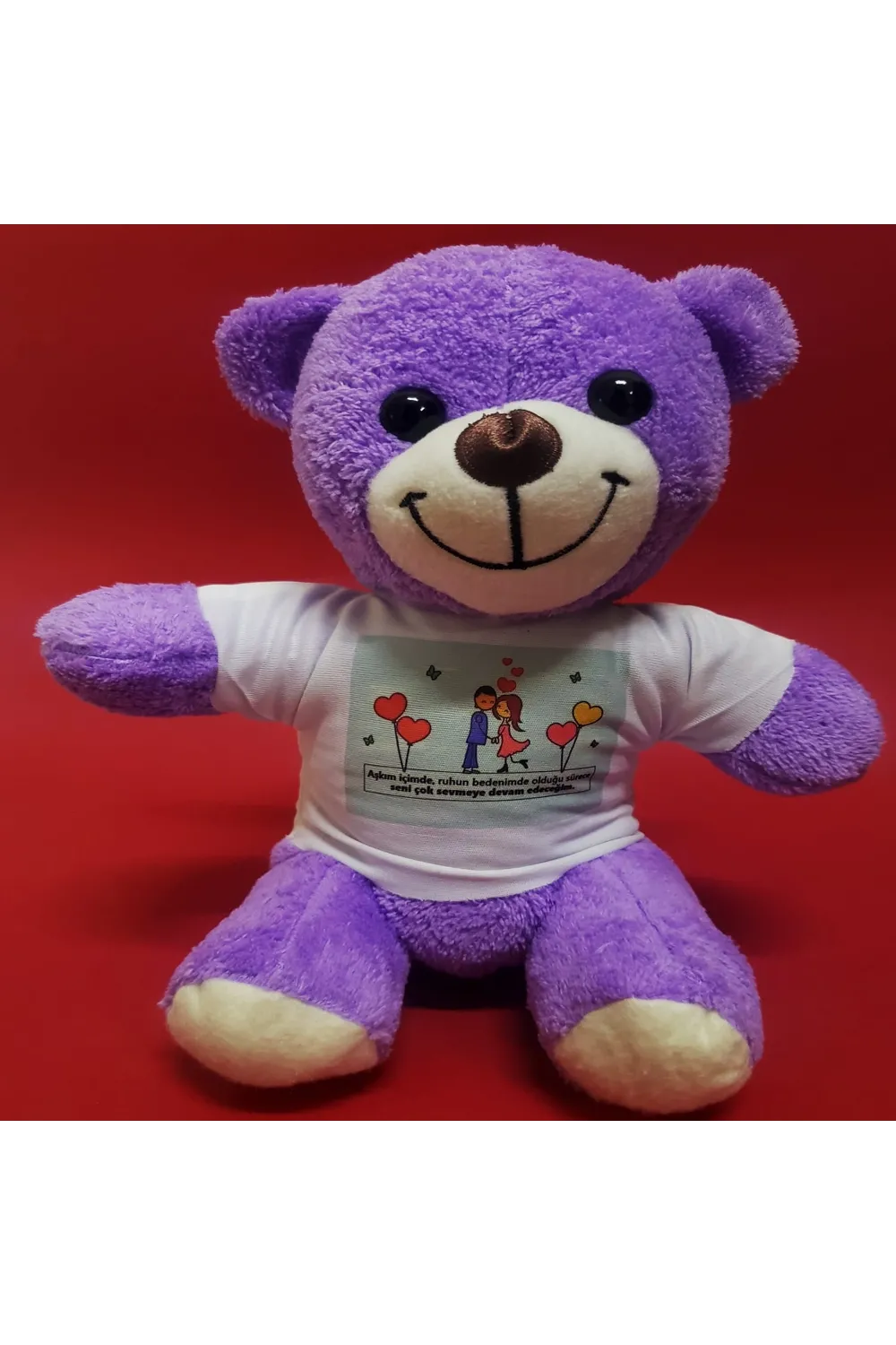 Mutlu Aşıklar Temalı Peluş Ayıcık