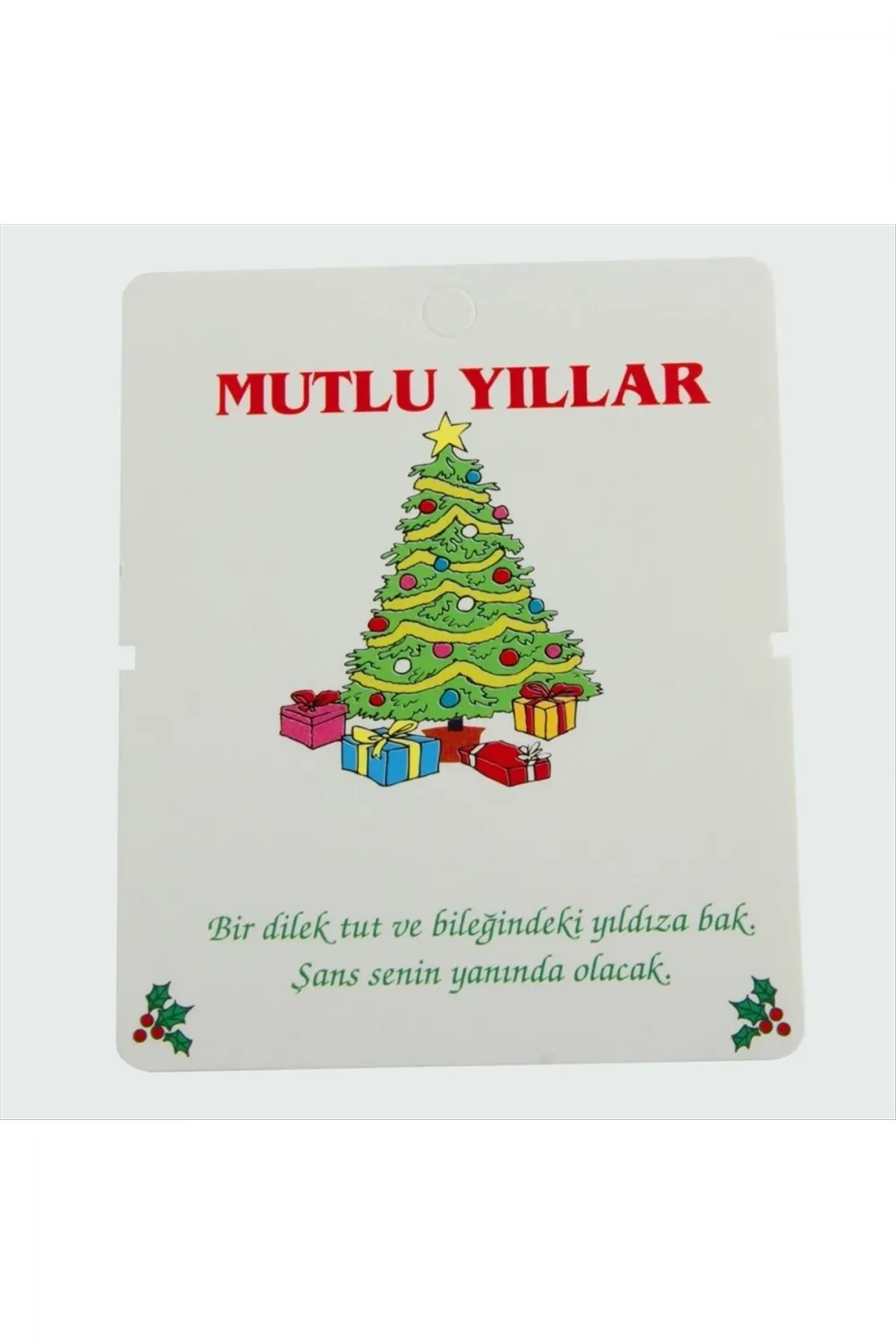 Mutlu Yıllar Bileklik Kartı 200 Adet