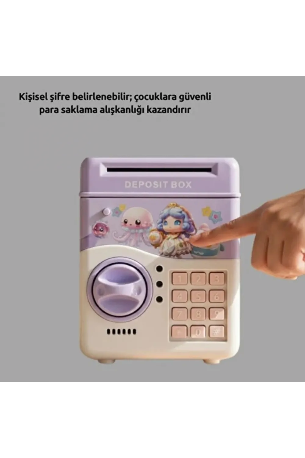 Müzikli Kumbara - Işıklı - Şifreli ATM Tasarımlı