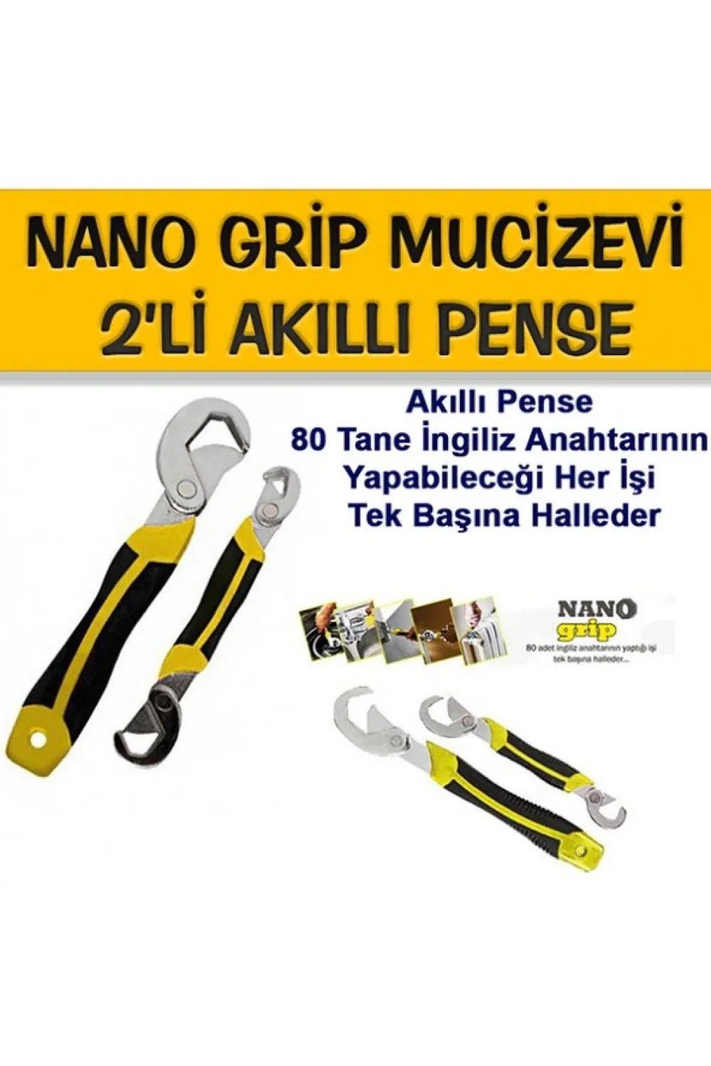 Nano Grip Akıllı Anahtar Pense