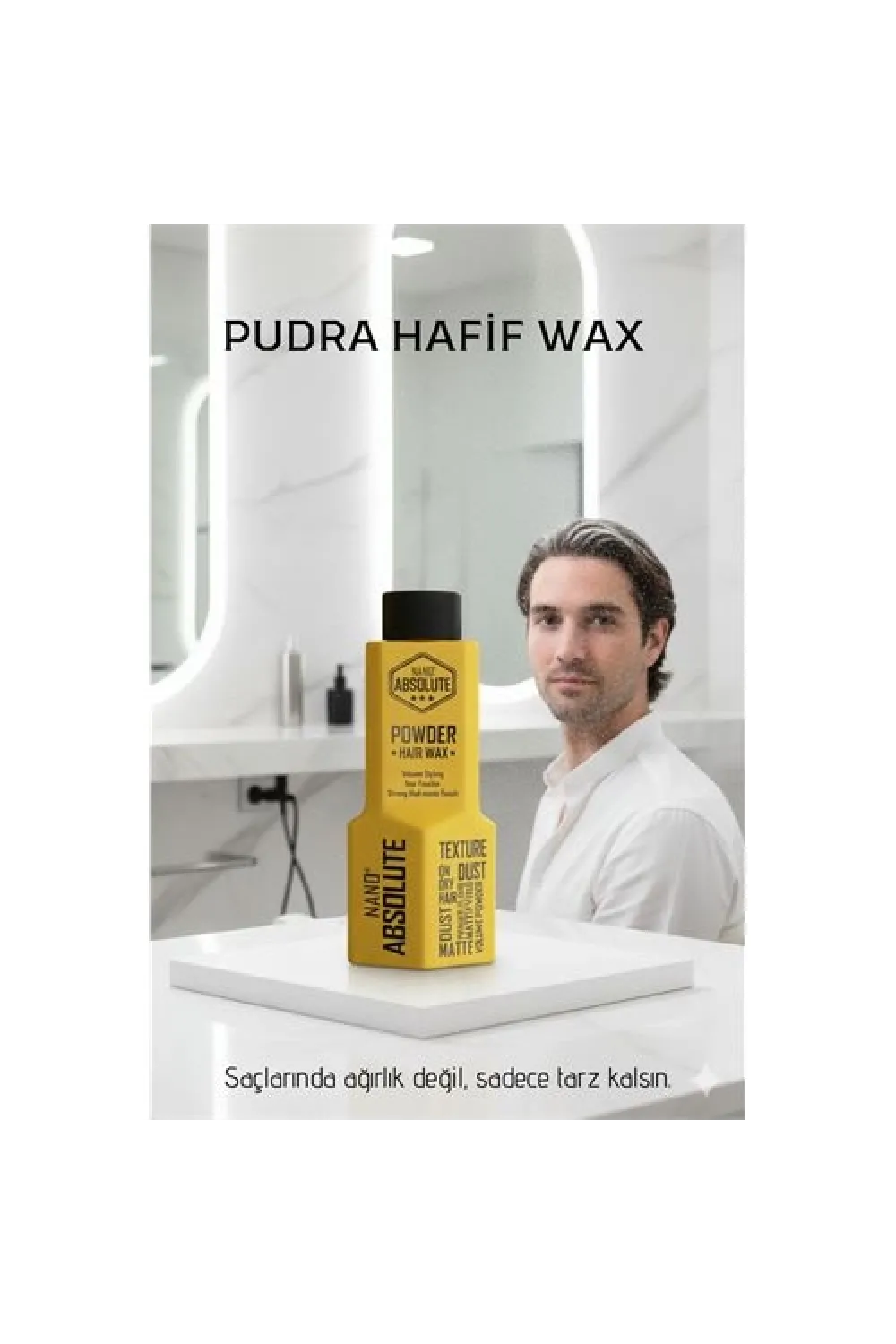 Nano Pudra Wax Absolute Professional Saç Şekillendirici 720700