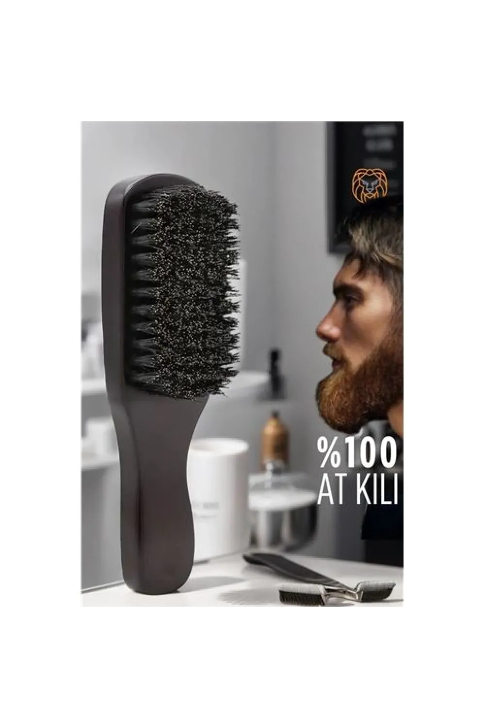 Nano Sakal Tarama Fırçası At Kılı Absolute Professional