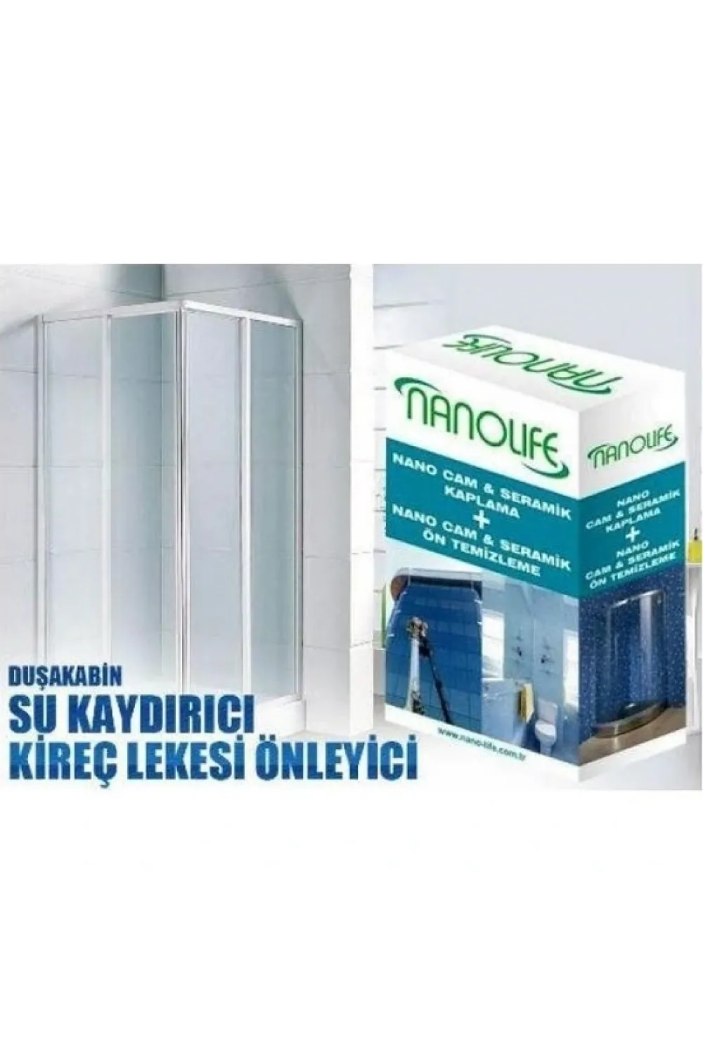 Nanoteknolojik Duşakabin Su Kaydırıcı 2 Yıl Etkili