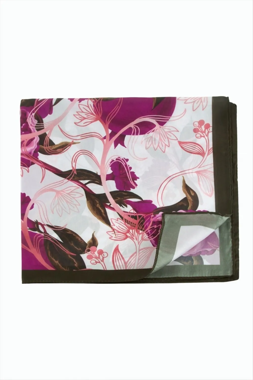Nar Desenli Zr Şifon Fular 50*50 cm