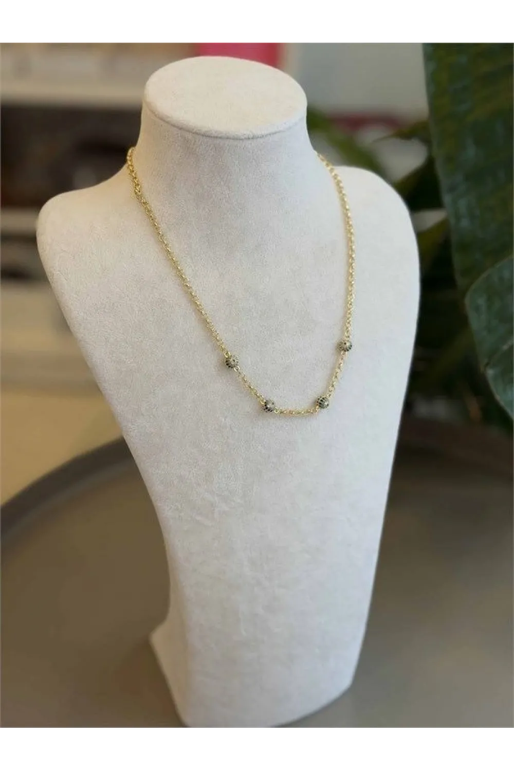 Nazar Kolye - 45 cm - Altın