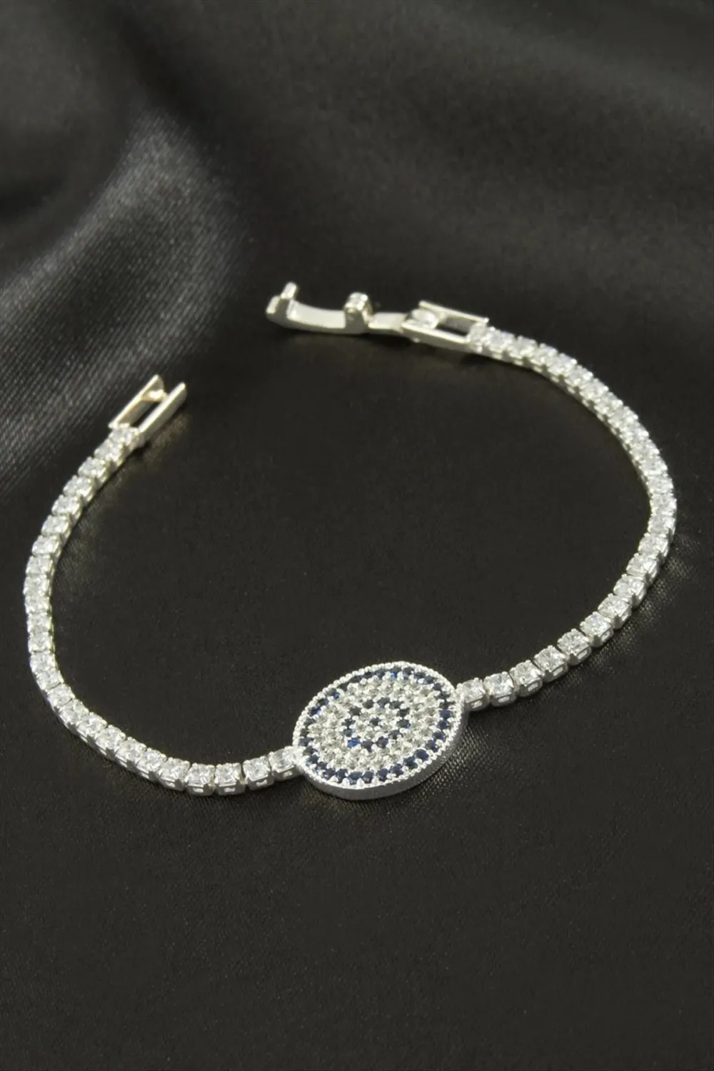 Nazar Zirkon Taşlı Çocuk Bileklik 16 cm