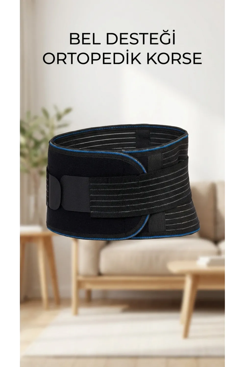 Nefes Alabilir Unisex Ayarlanabilir Ortopedik Bel Destek Korsesi