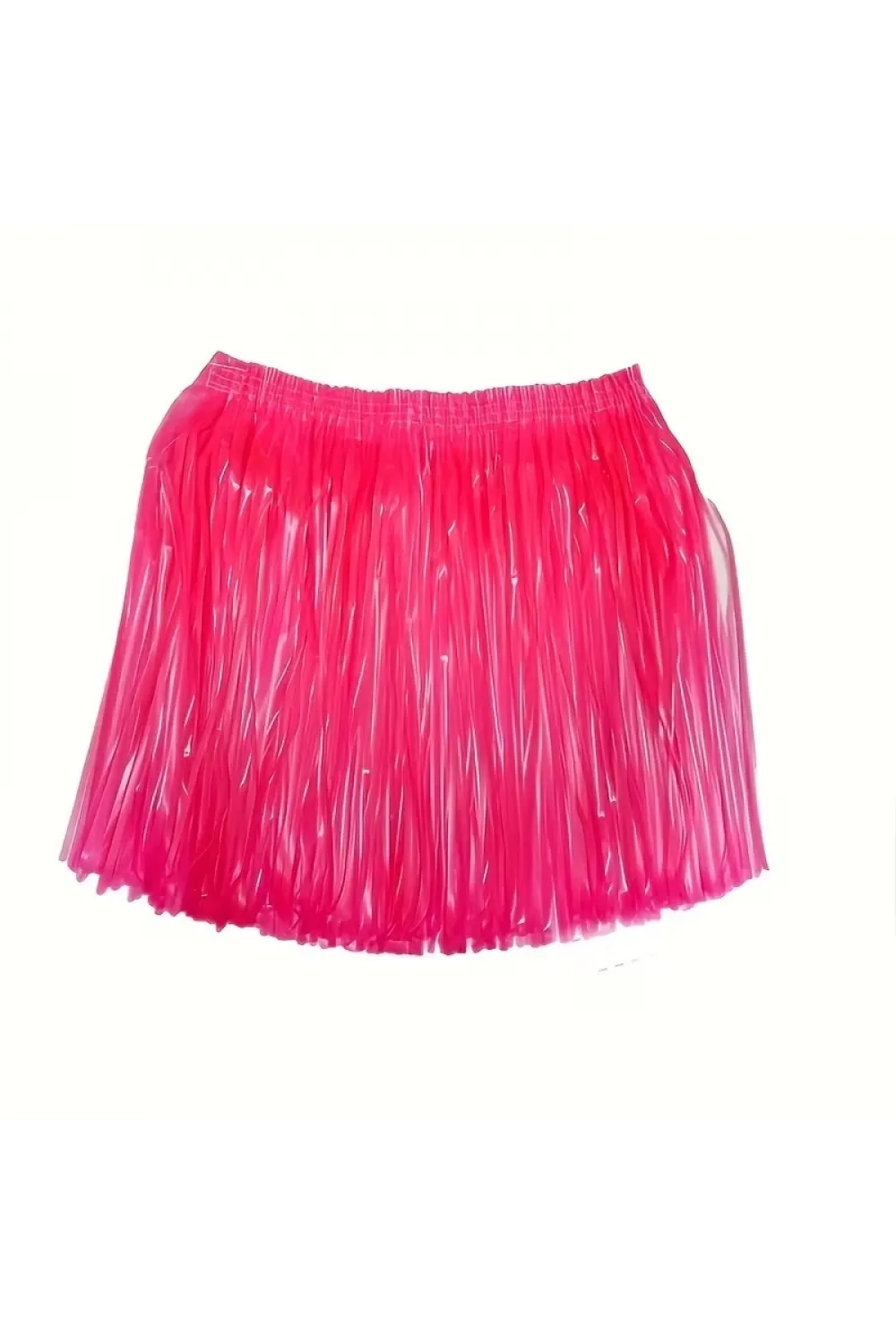Neon Pembe Hawaii Parti Eteği 40 Cm