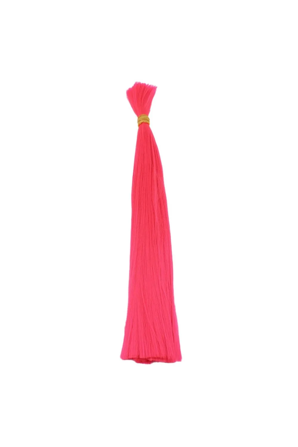 Neon Pembe Renkli Sentetik Boğum Saç - 1Kg