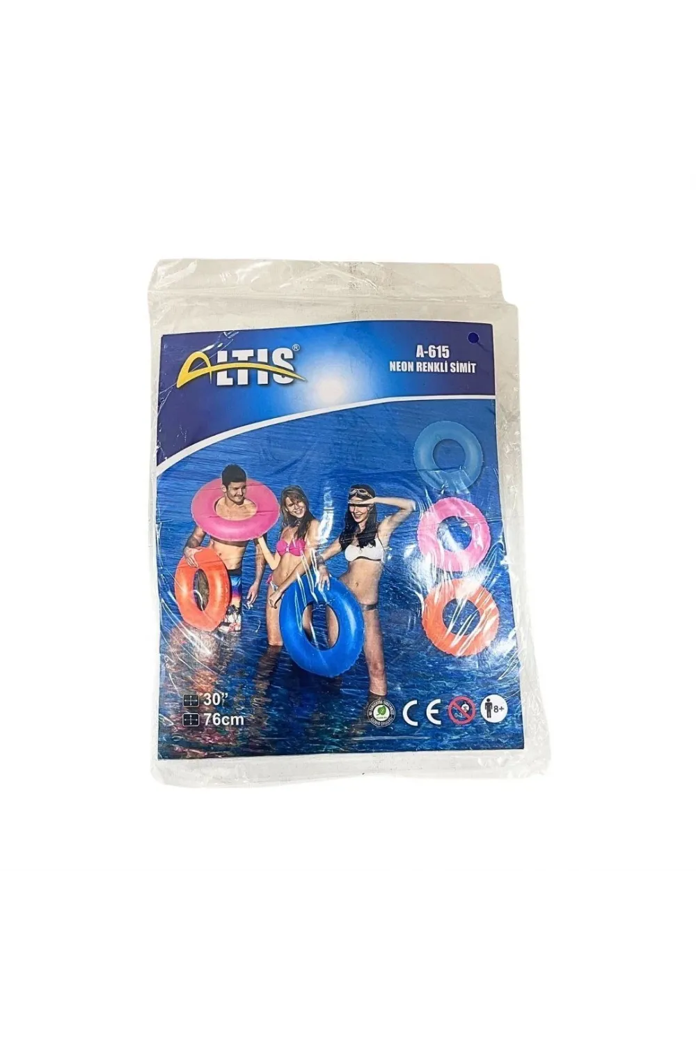 Neon Renkli Simit 71 cm