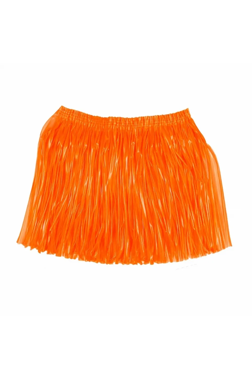 Neon Turuncu Hawaii Parti Eteği 40 Cm