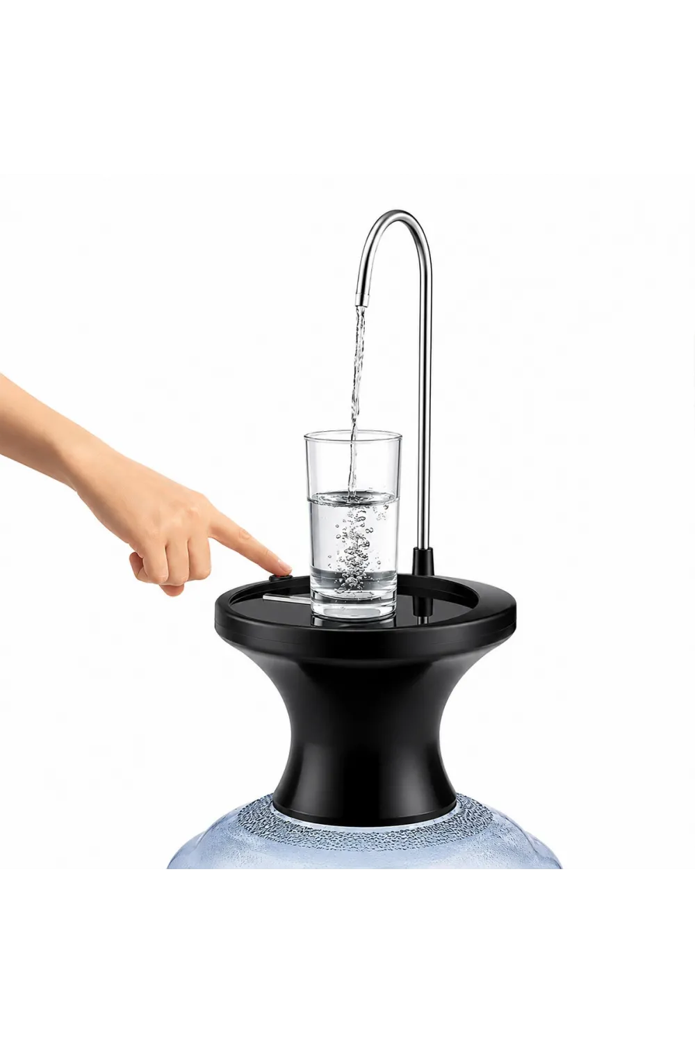 Nerox Nrx-4337 ( Usb Şarjlı & Otomatik ) Damacana Su Pompası  & Stand ( 360° Başlık )*12