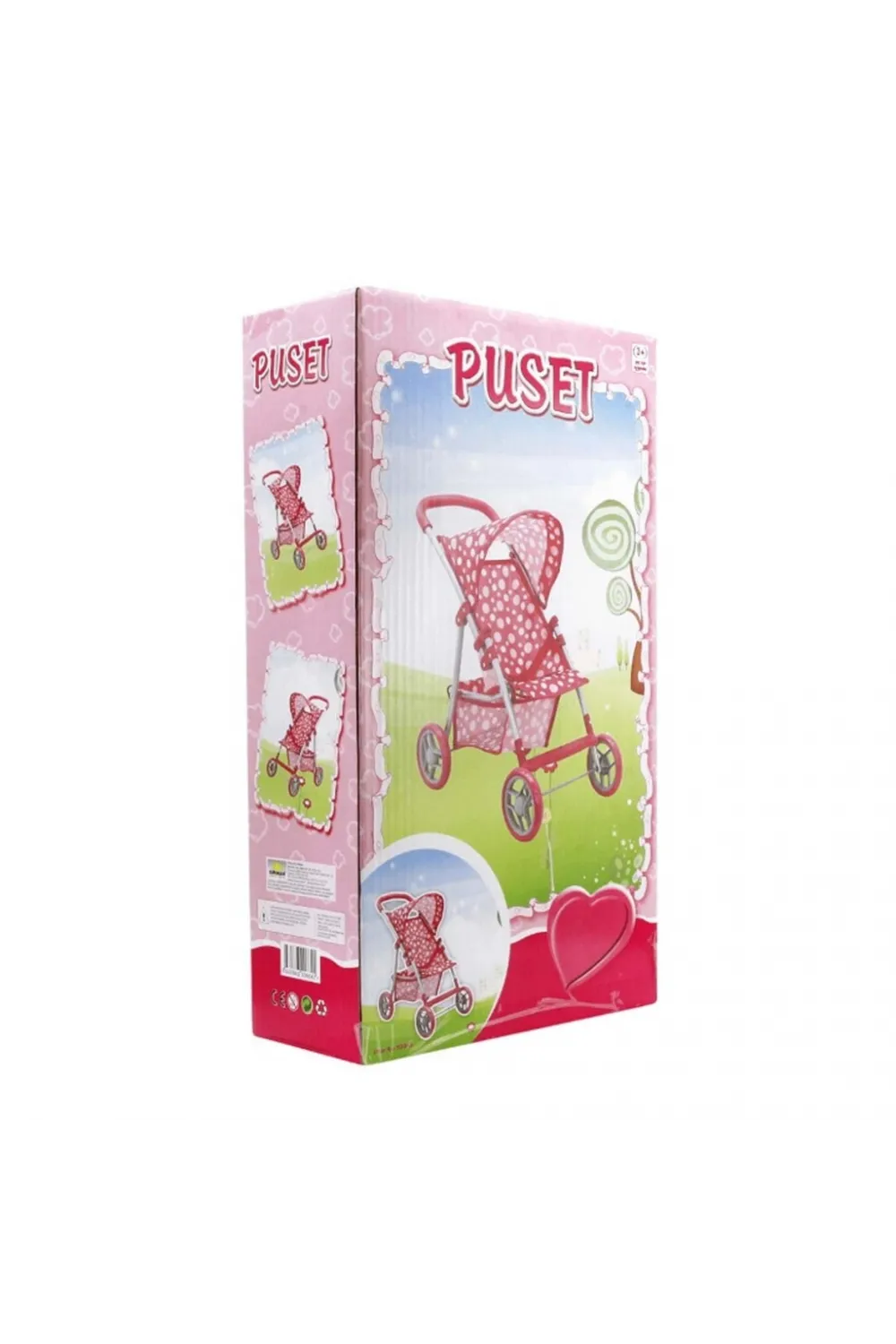 NessiWorld Puantiyeli 4 Tekerlekli Puset