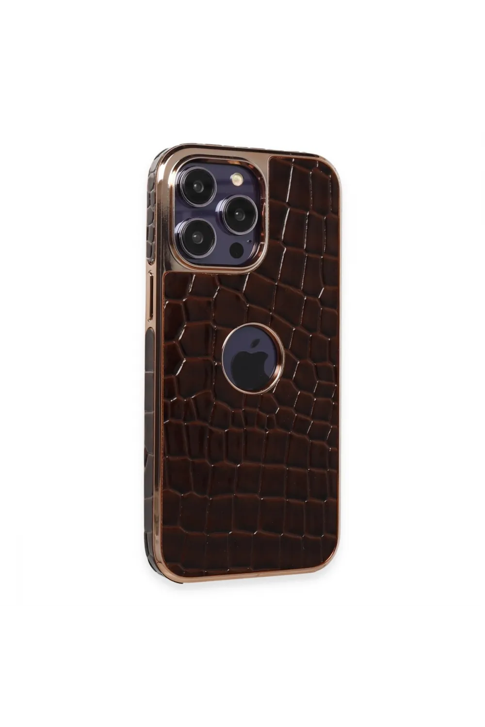 Newface Apple İphone 14 Pro Max Kılıf Snake Kapak - Bordo