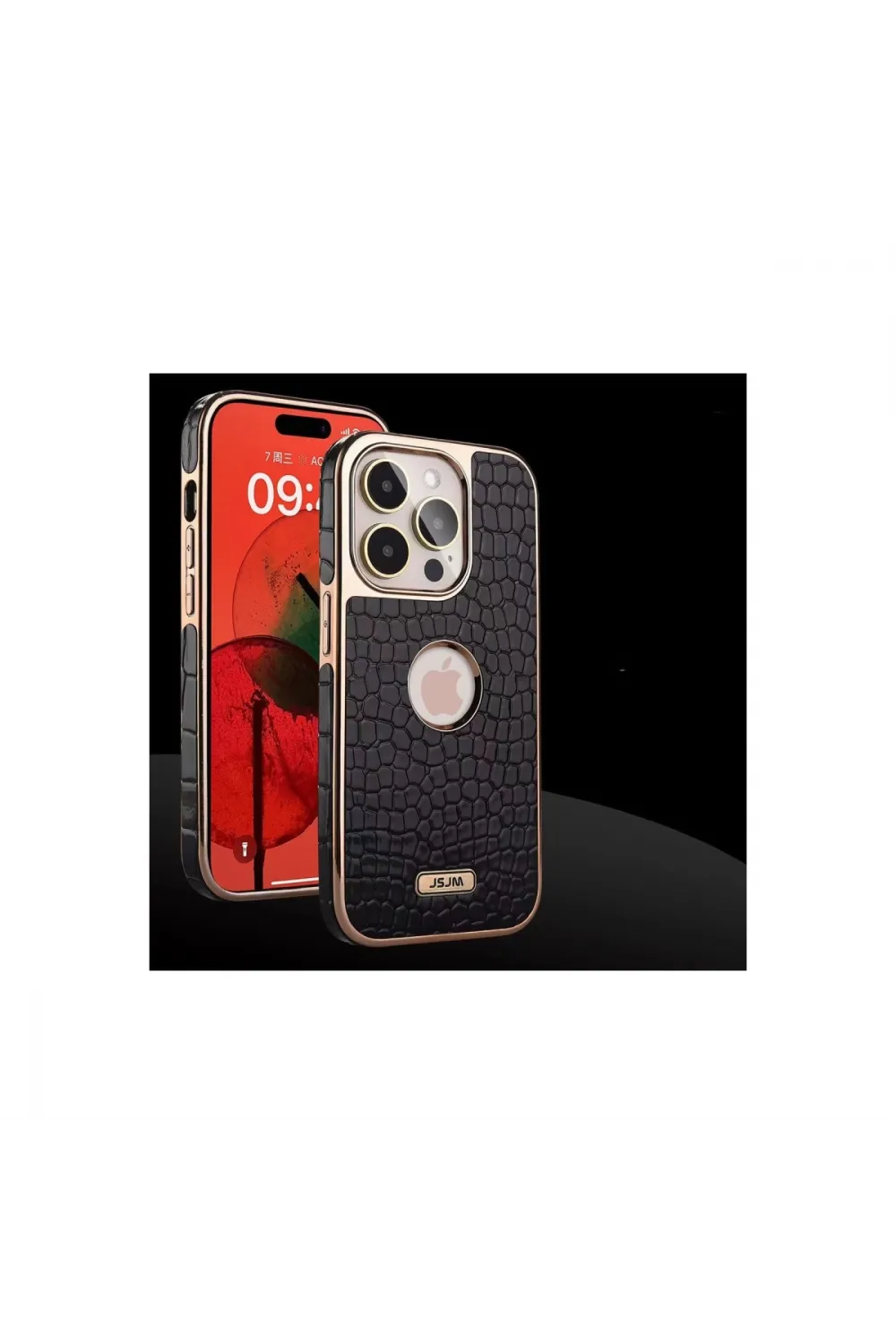 Newface Apple İphone 14 Pro Max Kılıf Snake Kapak - Bordo