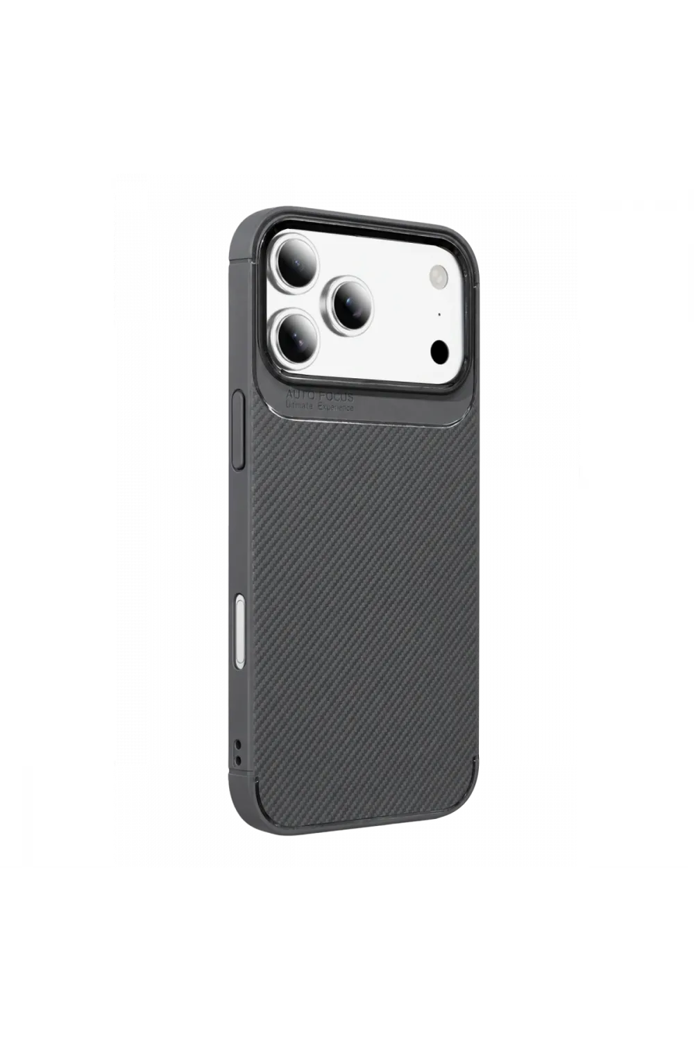 Newface Apple İphone 18 Pro Auto Focus Karbon Kapak - Gri