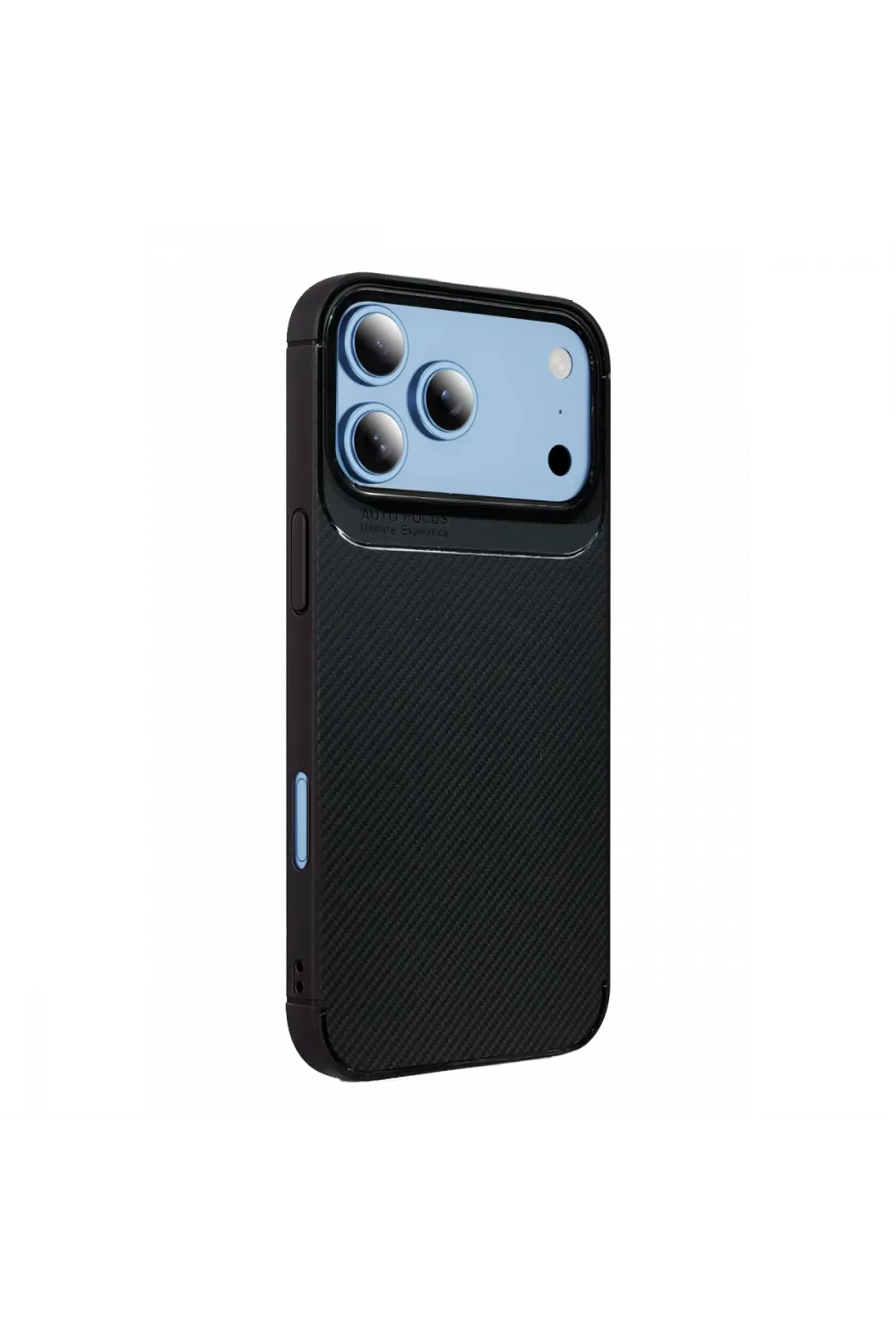 Newface Apple İphone 18 Pro Auto Focus Karbon Kapak - Siyah