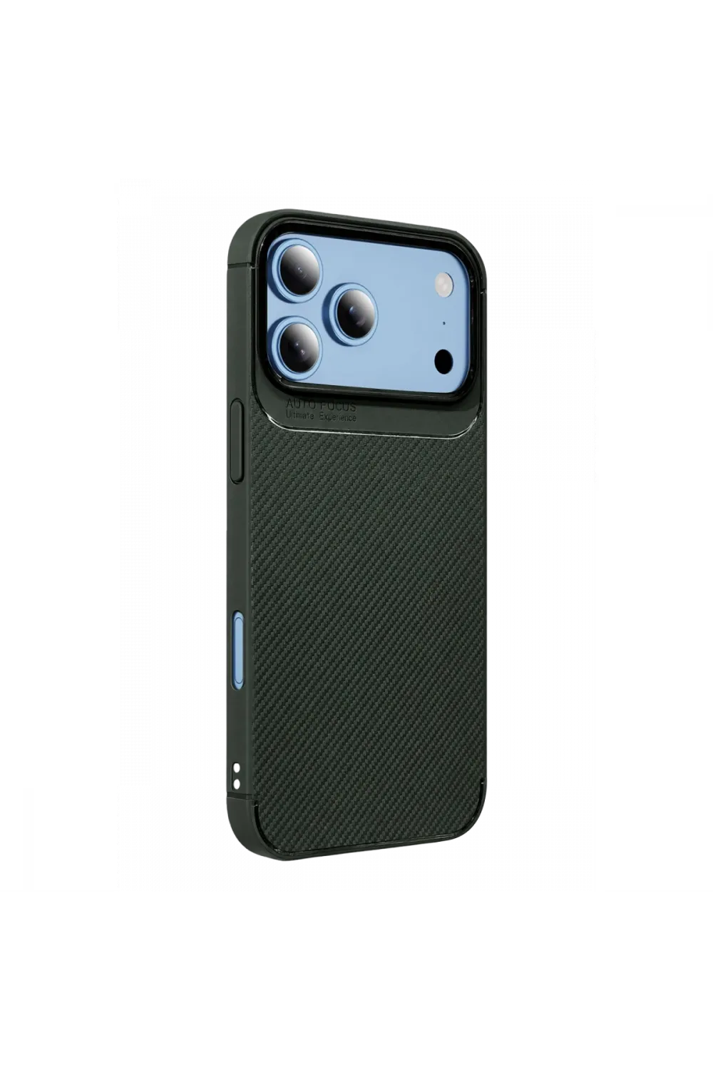 Newface Apple İphone 18 Pro Auto Focus Karbon Kapak - Yeşil