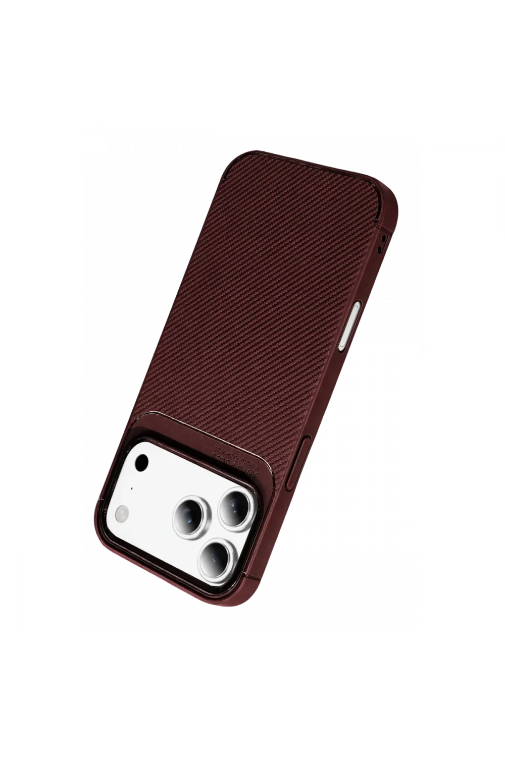 Newface Apple İphone 18 Pro Max Auto Focus Karbon Kapak - Bordo