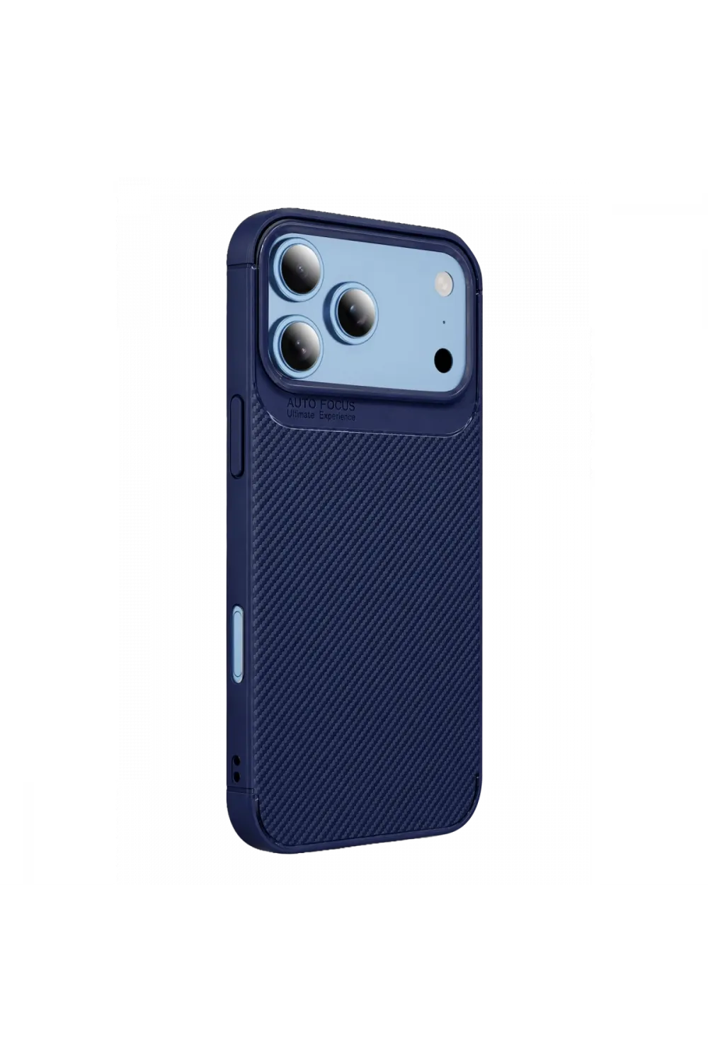 Newface Apple İphone 18 Pro Max Auto Focus Karbon Kapak - Lacivert