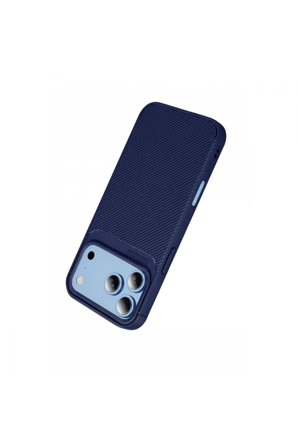 Newface Apple İphone 18 Pro Max Auto Focus Karbon Kapak - Lacivert
