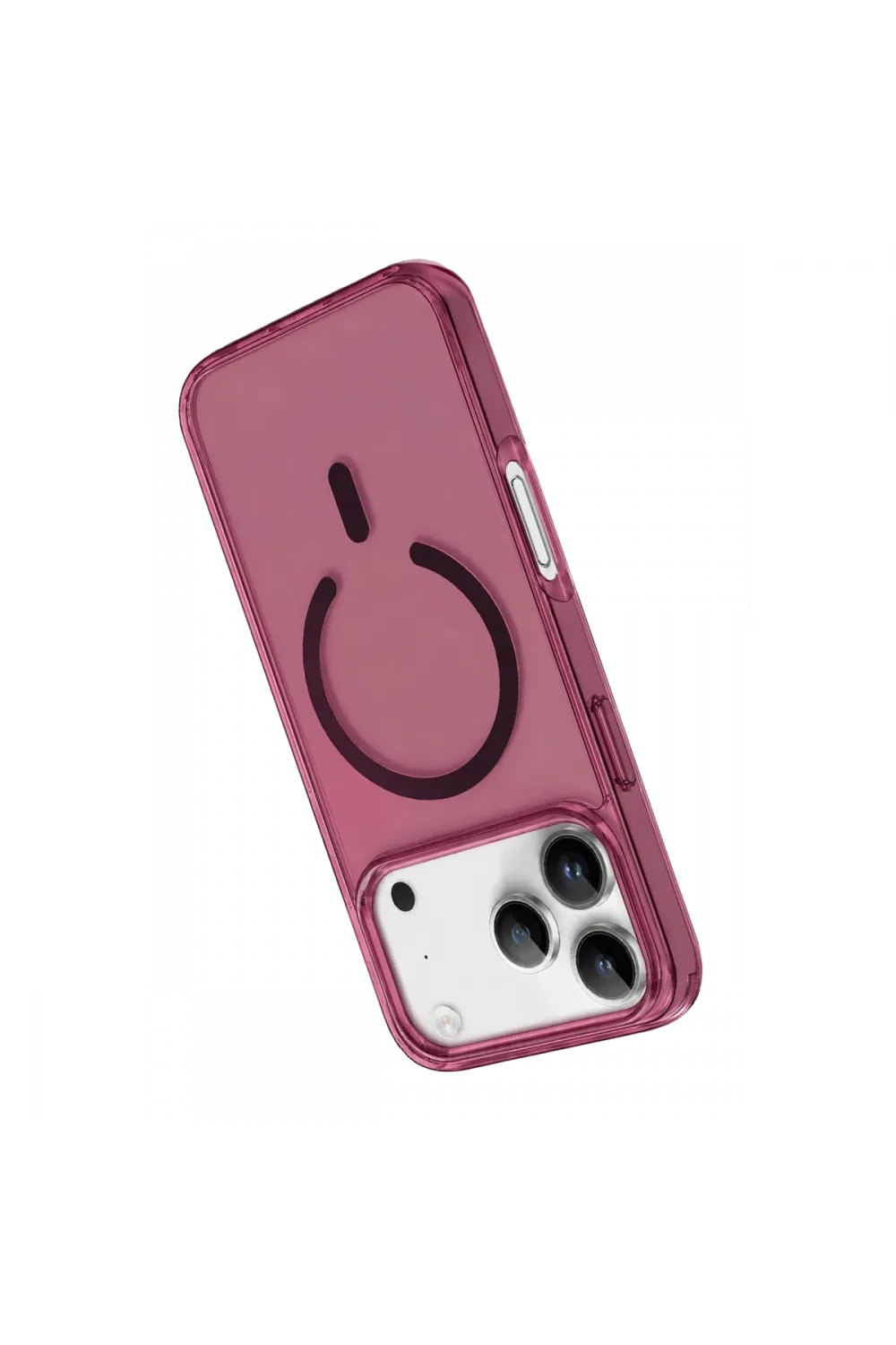 Newface Apple İphone 18 Pro Max Pc Real Magsafe Kapak - Bordo